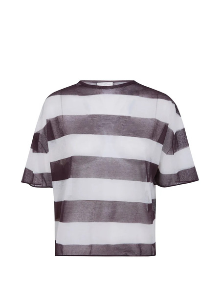  Antonelli Striped Short-sleeved T-shirt - White 