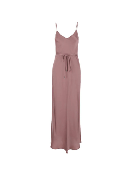  Antonelli Tie-waist Maxi Dress - Pink 