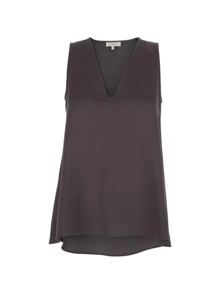  Antonelli V-neck Blouse - Grey 