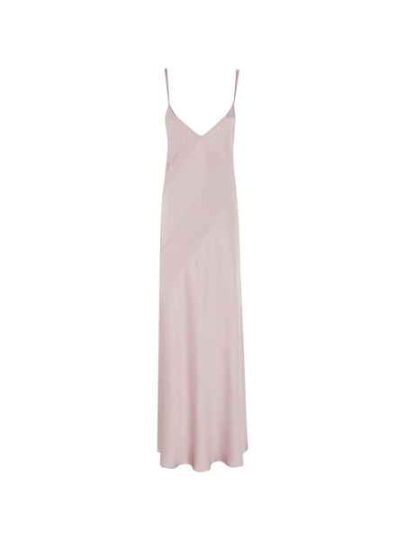  Antonelli V-neck Panelled Maxi Dress - Pink 