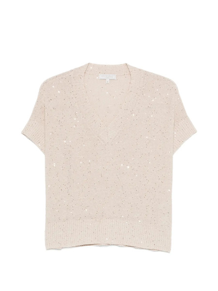  Antonelli V-neck T-shirt - Neutrals 