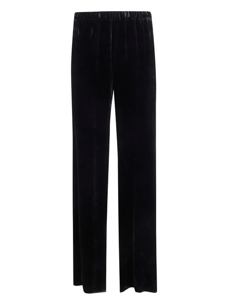  Antonelli Velvet-effect Trousers - Black 