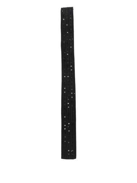  Antonelli Zucca Sequin-embellished Tie - Black 