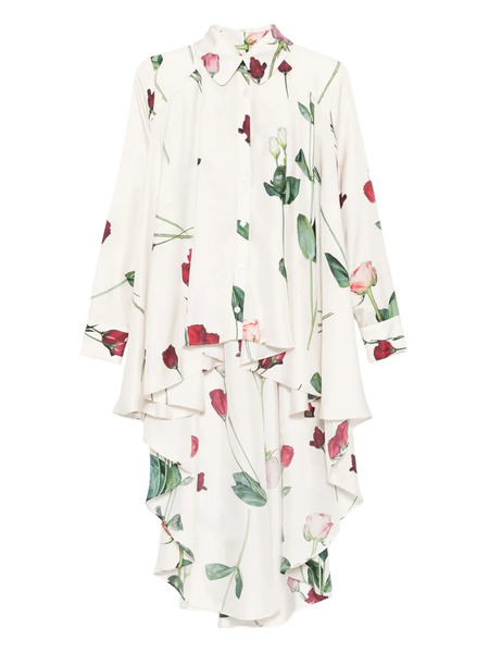  Antonio Marras Floral-print Blouse - Neutrals 