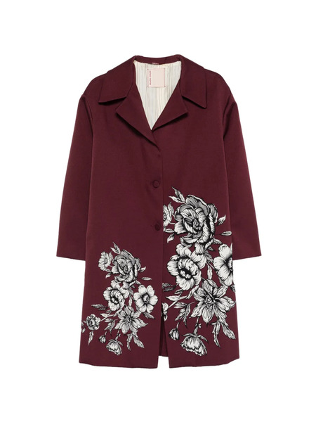  Antonio Marras Floral-print Coat - Red 