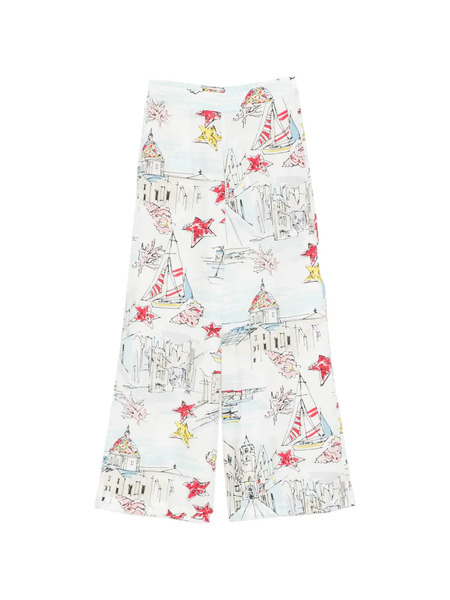  Antonio Marras Patterned Trousers - White 