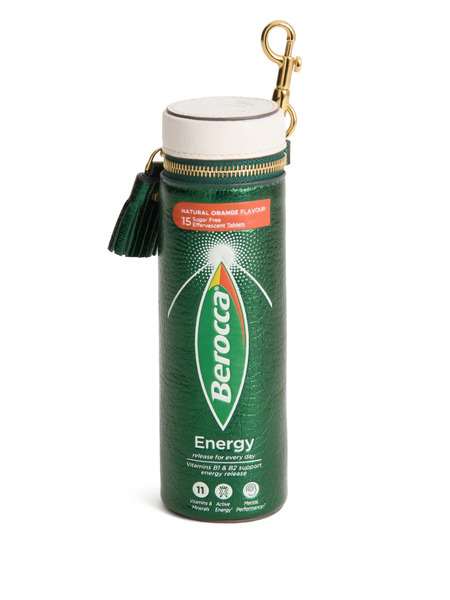  Anya Hindmarch Berocca Zip Tassel Coin Purse - Green 