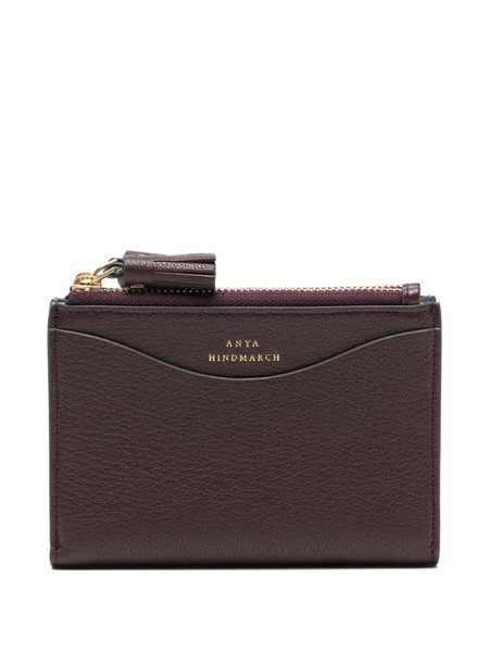  Anya Hindmarch Peeping-eyes Double-zip Leather Wallet - Brown 