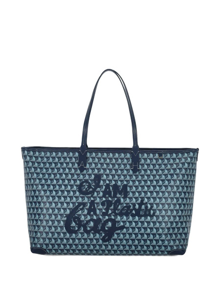  Anya Hindmarch Printed Handle Shoulder Bag - Blue 