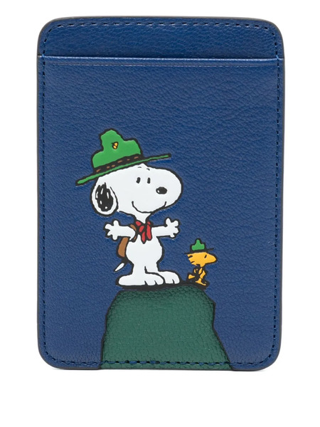  Anya Hindmarch X Peanuts Snoopy Cardholder - Blue 