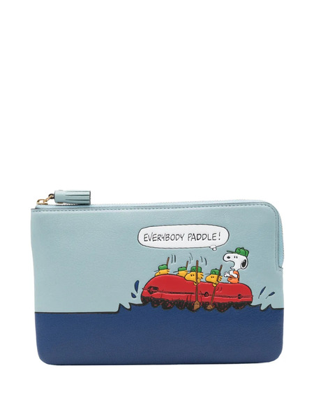  Anya Hindmarch X Peanuts Snoopy Clutch - Blue 