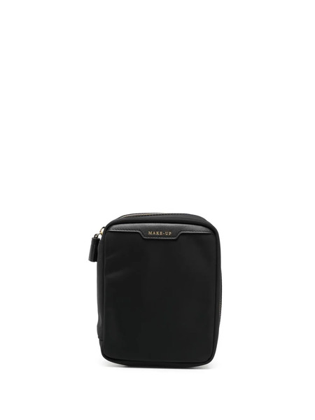 Anya Hindmarch Zip-up Make-up Bag - Black 