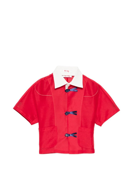  Ao Yes Bow Shirt - Red 