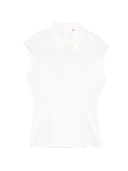  Ao Yes Floral-embroidered Blouse - White 