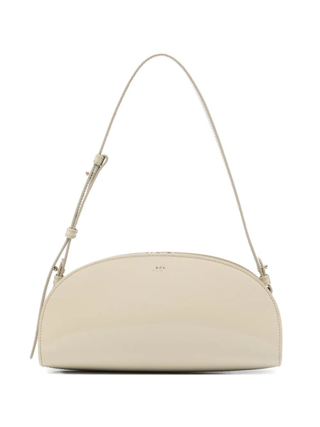 A.p.c. Adjustable-strap Half-moon Shoulder Bag - Neutrals 
