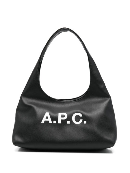  A.p.c. Baby Ninon Logo Tote Bag - Black 