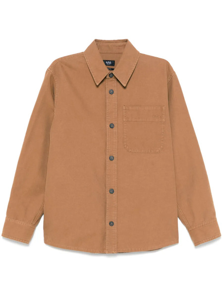  A.p.c. Basile Shirt - Brown 
