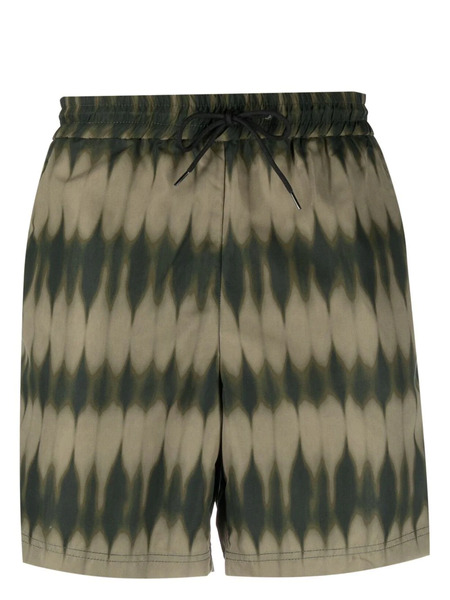  A.p.c. Bobby Tie-dye Swim Shorts - Green 