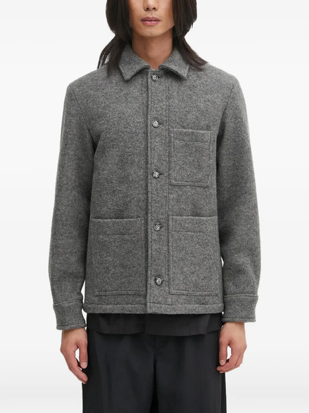  A.p.c. Button-fastening Shirt Jacket - Grey 