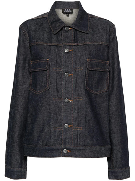  A.p.c. Classic Denim Jacket - Blue 