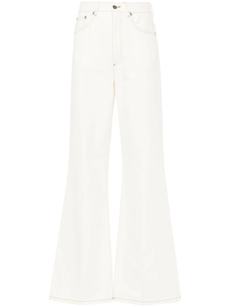  A.p.c. Clinteau High-rise Wide-leg Jeans - Neutrals 