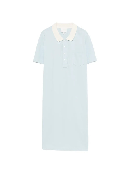  A.p.c. Collared Pocket Polo Dress - Blue 
