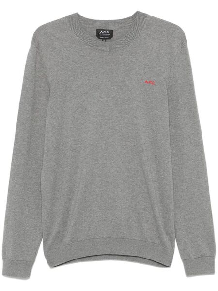  A.p.c. Cotton Sweater - Grey 