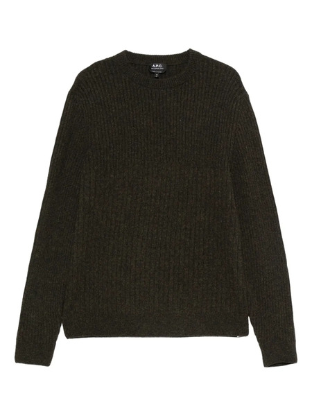  A.p.c. Crew-neck Sweater - Green 