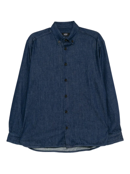  A.p.c. Denim Mathias Shirt - Blue 