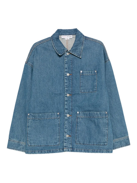  A.p.c. Drop-shoulder Denim Jacket - Blue 