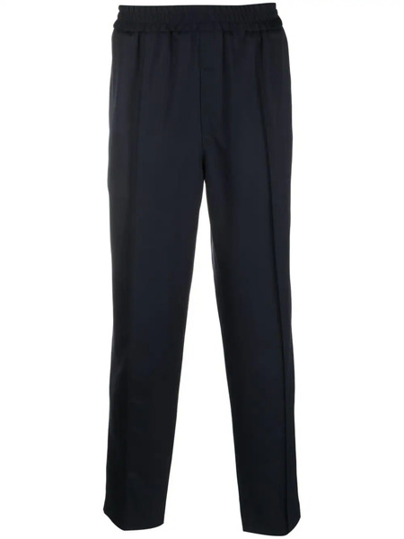  A.p.c. Elasticated-waist Wool Trousers - Blue 