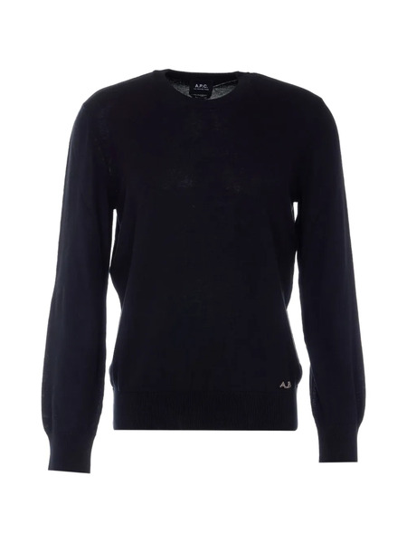  A.p.c. Embroidered Sweater - Black 