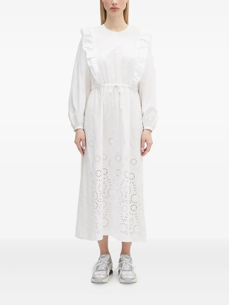  A.p.c. Ginger Ruffle Midi Dress - White 