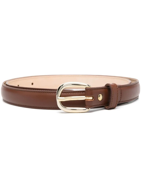  A.p.c. Gold-tone-buckle Belt - Brown 