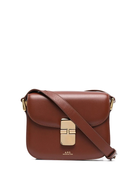 A.p.c. Grace Shoulder Bag - Brown 