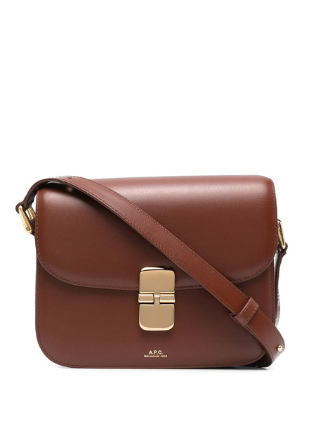  A.p.c. Grace Shoulder Bag - Brown 