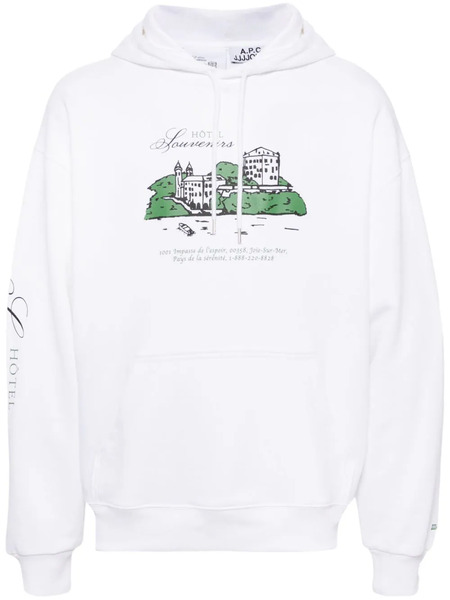  A.p.c. Hôtel Jjjjound Hoodie - White 