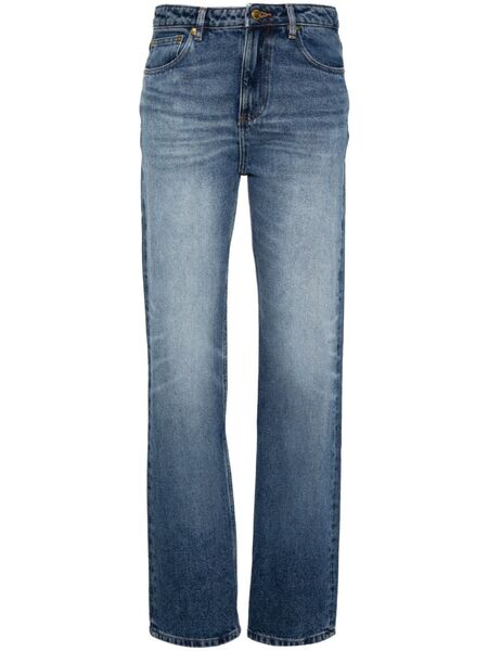  A.p.c. Kylie Mid-rise Straight-leg Jeans - Blue 