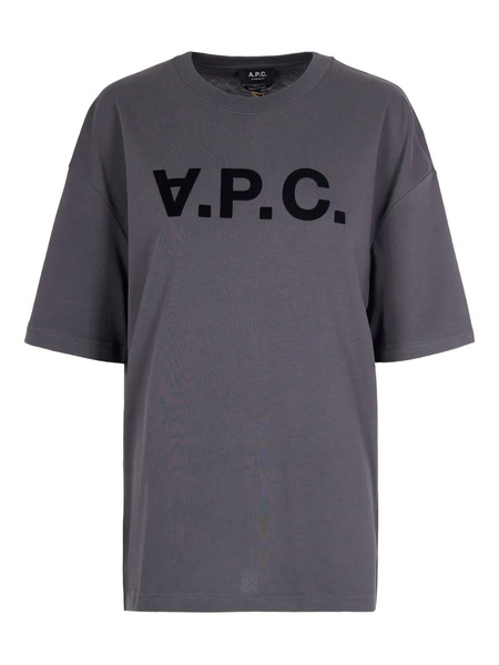  A.p.c. Logo-detail T-shirt - Grey 