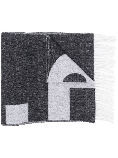  A.p.c. Logo-knit Scarf - Black 