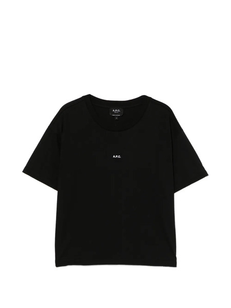  A.p.c. Logo-print T-shirt - Black 