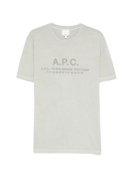  A.p.c. Logo-print T-shirt - Grey 