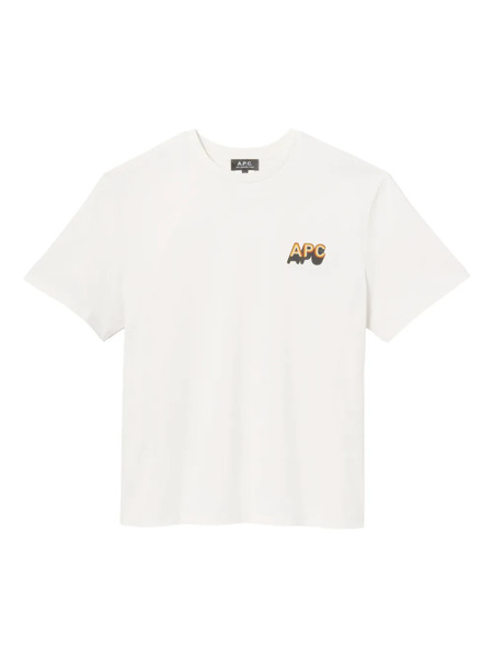  A.p.c. Logo-print T-shirt - Neutrals 