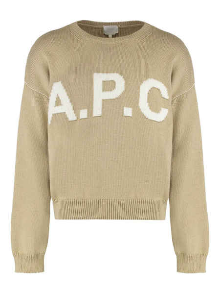  A.p.c. Logo Sweater - Neutrals 
