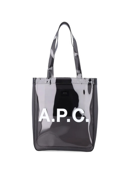  A.p.c. Lou Logo Tote Bag - Grey 