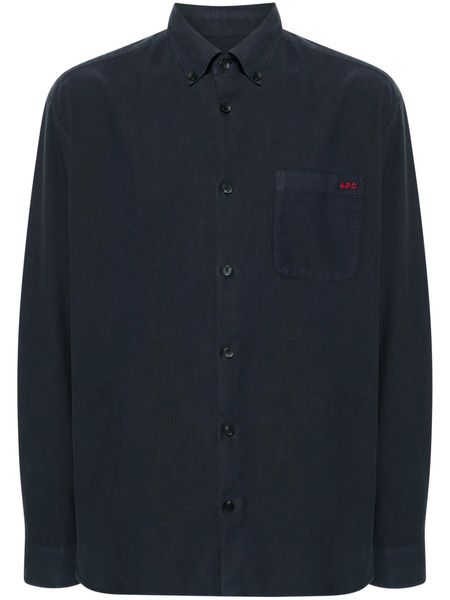  A.p.c. Mateo Shirt - Blue 
