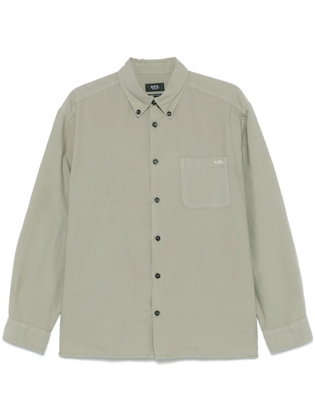  A.p.c. Mateo Shirt - Green 