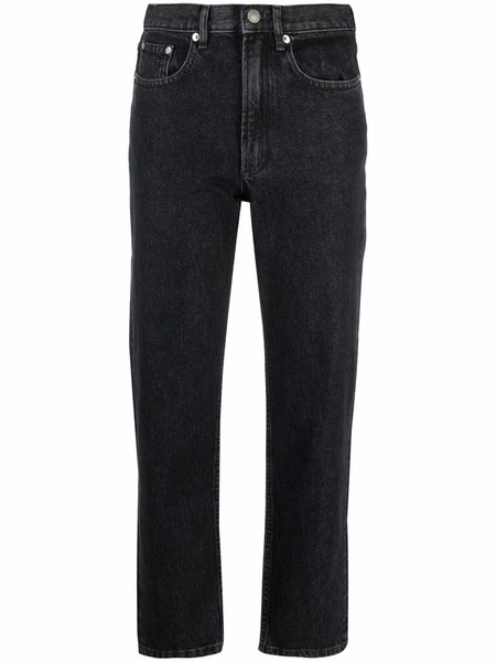  A.p.c. Mid-rise Straight-leg Denim Jeans - Black 
