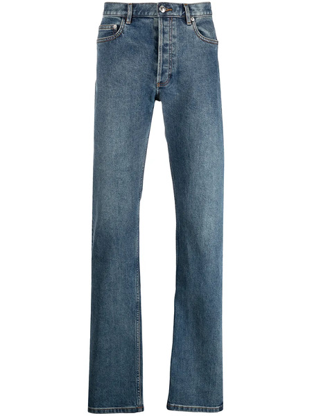  A.p.c. Mid-rise Straight-leg Jeans - Blue 