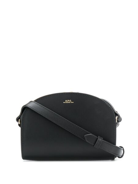  A.p.c. Mini Demi Lune Shoulder Bag - Black 
